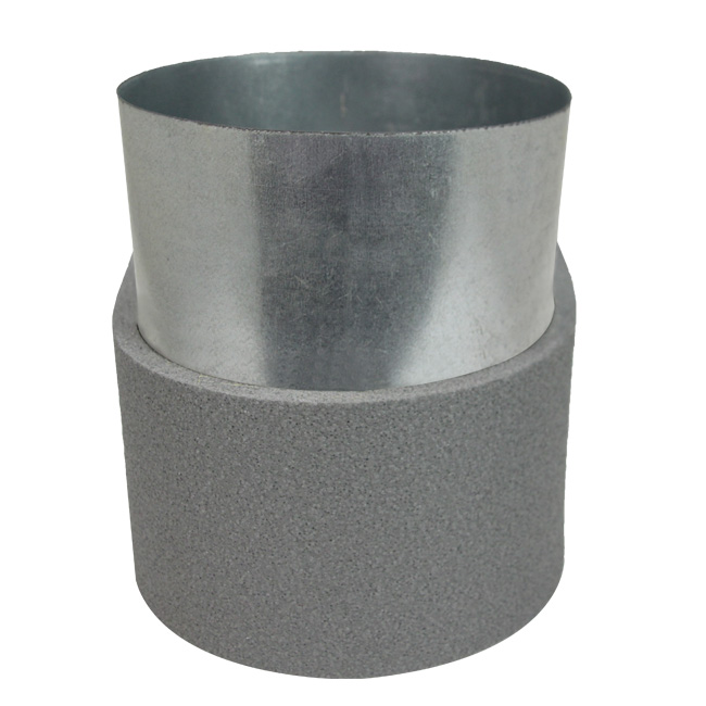 Thermoduct lepe Eckstück einfach symmetrisch 220x80 mm bis Durchmesser 125 mm