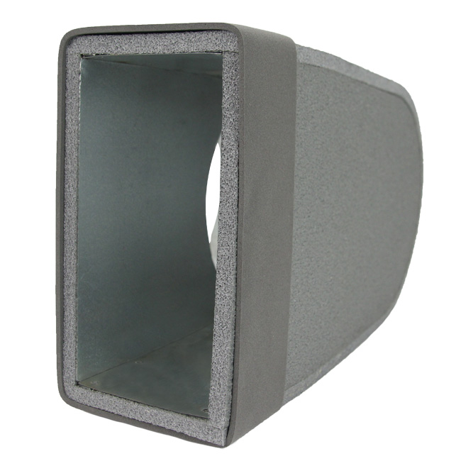 Thermoduct lepe Eckstück einfach symmetrisch 220x80 mm bis Durchmesser 125 mm
