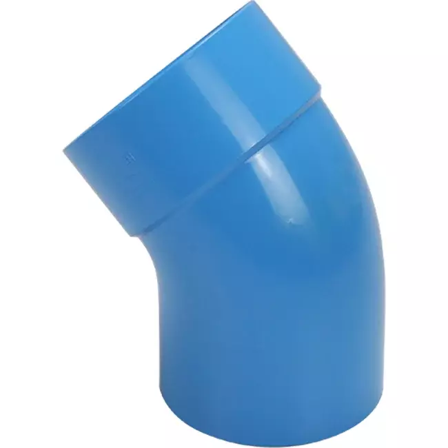 Wavin Ventiza coudée 45 degrés PVC rond par diamètre 80 mm M/S
