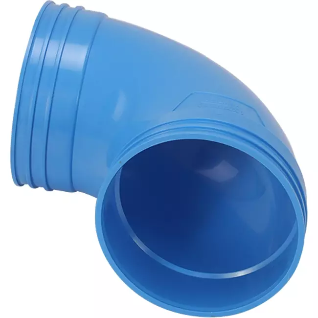 Wavin Ventiza coudé 90 degrés PVC rond 125 mm M/M