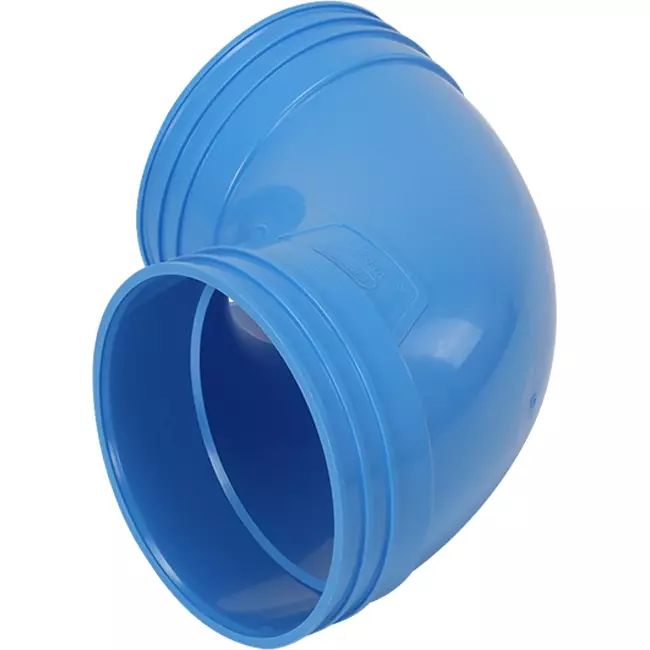 Wavin Ventiza coudé 90 degrés PVC rond 125 mm M/M
