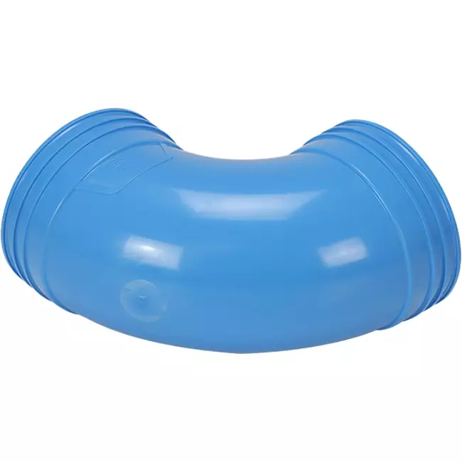 Wavin Ventiza coudé 90 degrés PVC rond 125 mm M/M