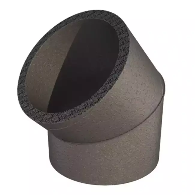 Ubbink Aerfoam Coude à 45 degrés 180 mm