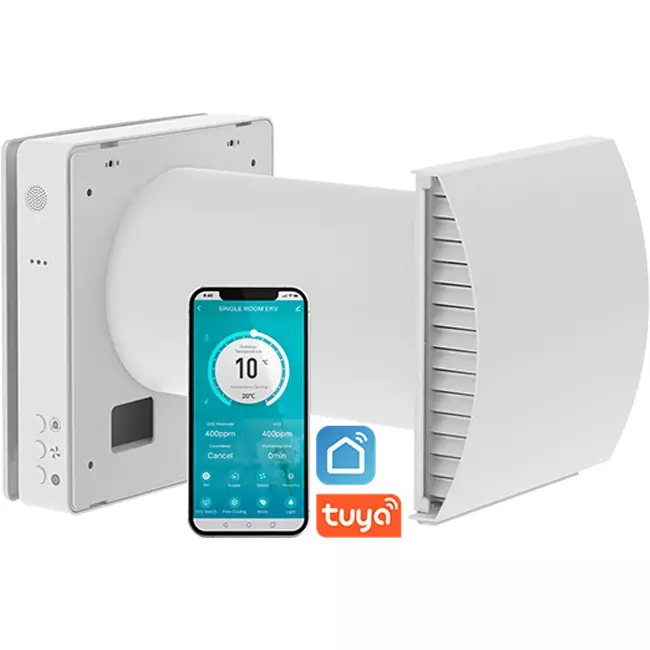 Récupérateur de chaleur décentralisé Econox Eco Pair Plus SG-ERV-150 blanc