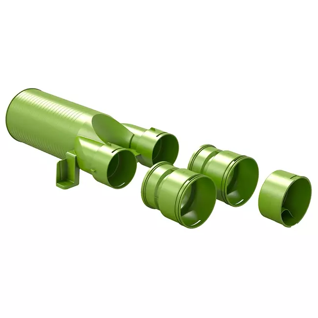 Ubbink Air Excellent 48C Adaptateur de soupape avec un diamètre de 125 mm