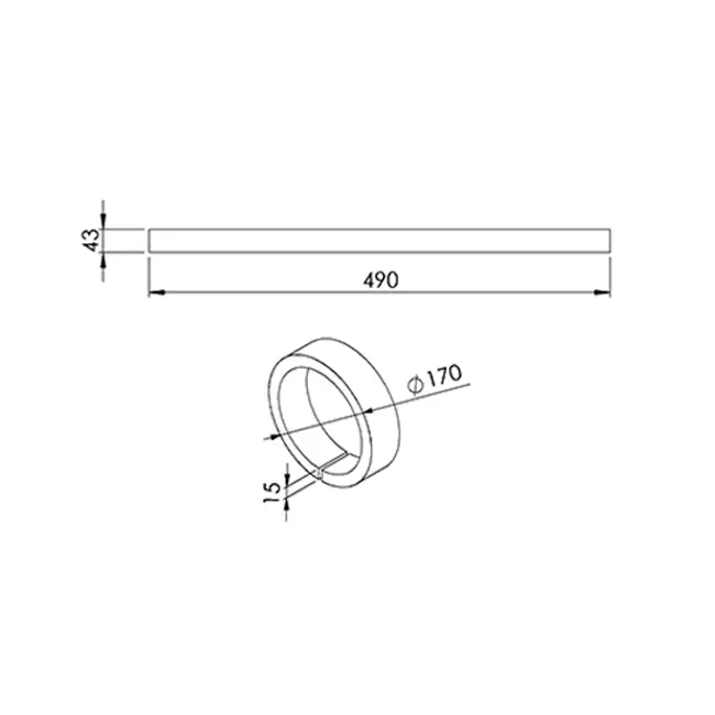 Europlast filtre pour SPK2 - F490x43 (2 pièces)
