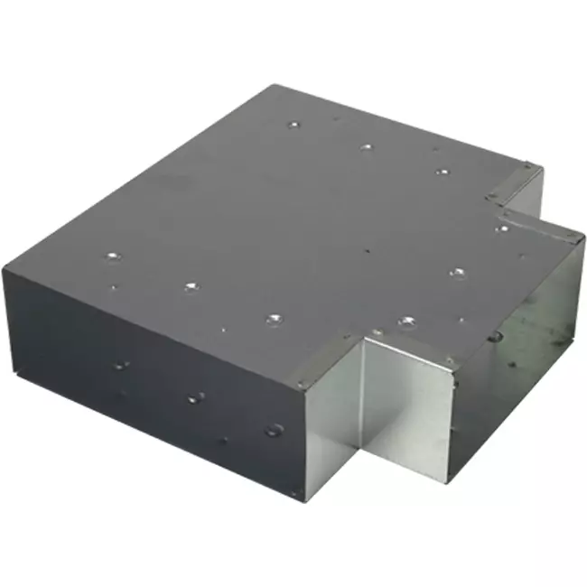 Pièce en T (coudée) 90 degrés 220x80 mm - 170x80 mm pour système d'évacuation des fumées