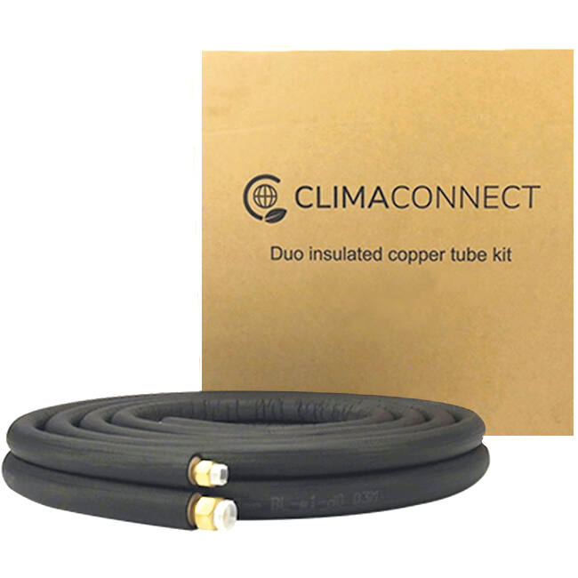 Kit de tuyaux de refroidissement ClimaConnect avec raccords évasés  1/4-1/2, longueur 10 mètres
