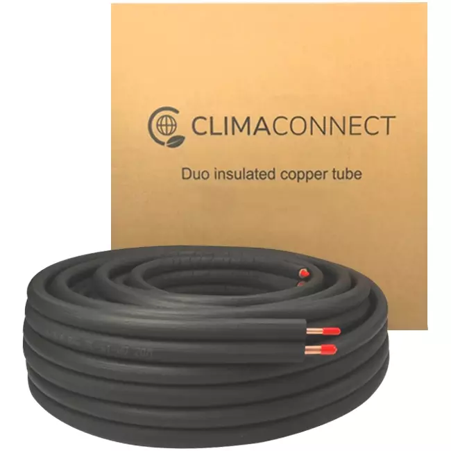 ClimaConnect Duo tuyau de refroidissement isolé 1/4-3/8 rouleau 20 mètres
