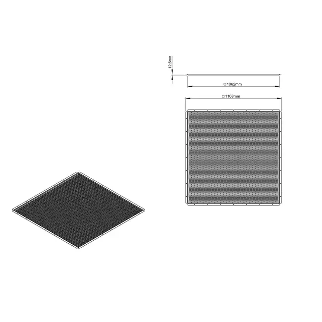 Grille de protection pour caisson de filtration MPC 1200 - SG FB 1200