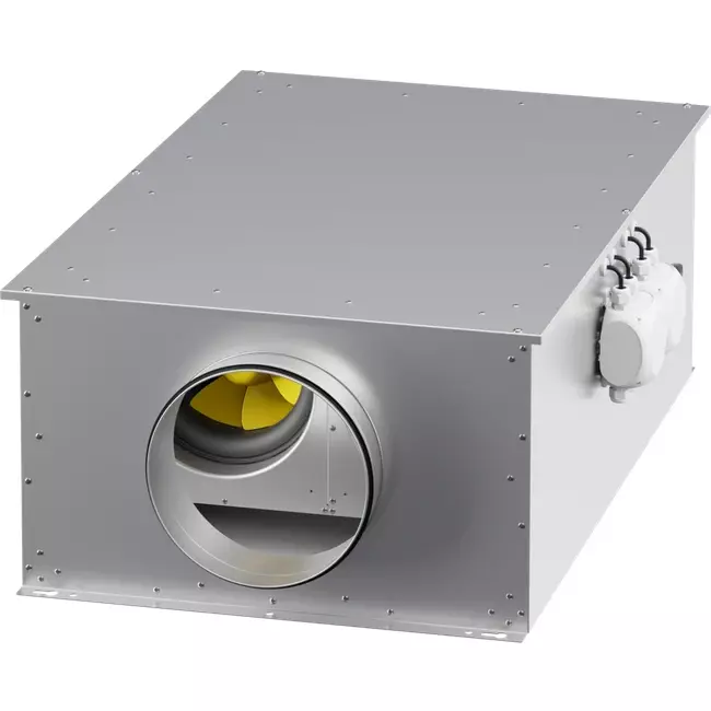 Ventilateur tubulaire 250 mm isolé à haut rendement énergétique - EM DUO 250 EC K 02