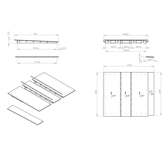 Pare-pluie pour installation extérieure - RD ROTO K 7600 H T BG2