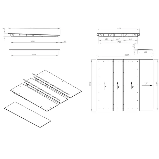 Pare-pluie pour installation extérieure - RD ROTO K 12600 H T BG3