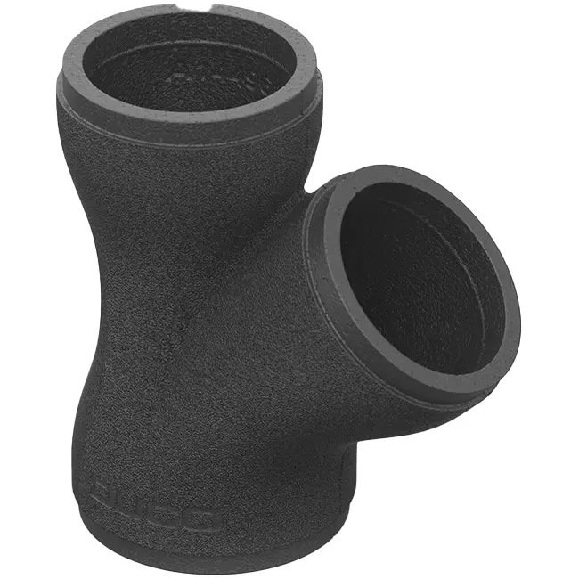 Duco pièce de raccordement 180 diamètre 2x 160 diamètre pour vannes à zones multiples
