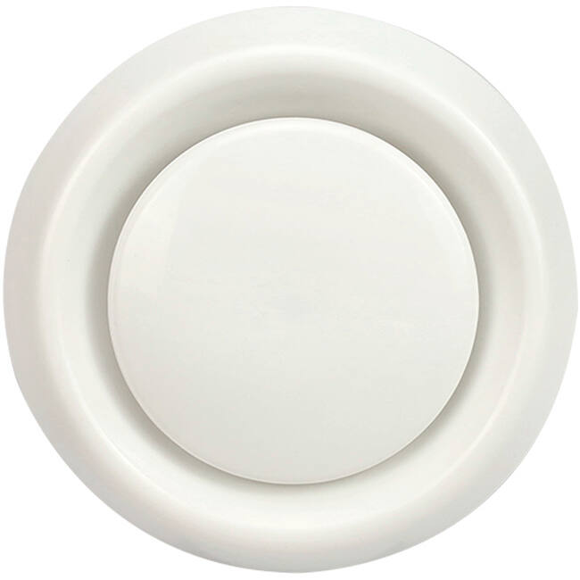 Soupape de ventilation 125 mm entrée et sortie avec ressorts à friction - DAV-C125