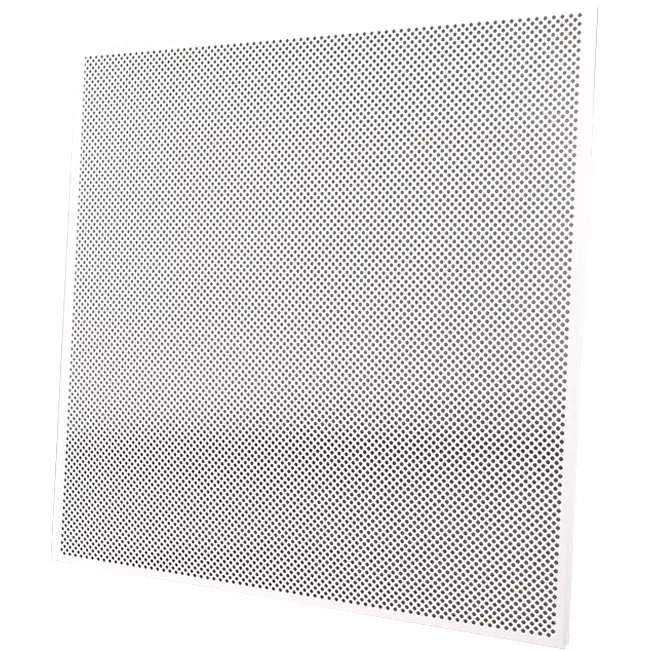 Dalle de plafond perforée 600 x 600 mm à insérer dans les plafonds suspendus - RAL9016