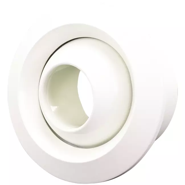 Diffuseur à jet 160mm Montage murale et plafond RAL 9010