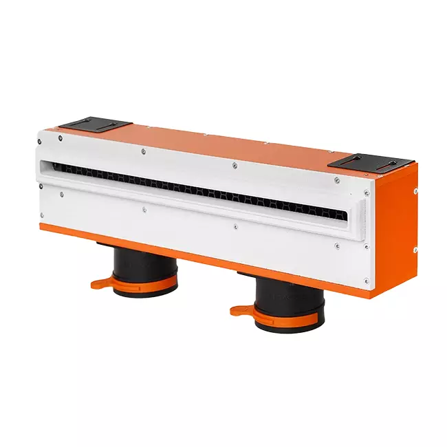 Grille Ergovent sans cadre 500 mm avec diamètre de raccordement 75 mm - standard