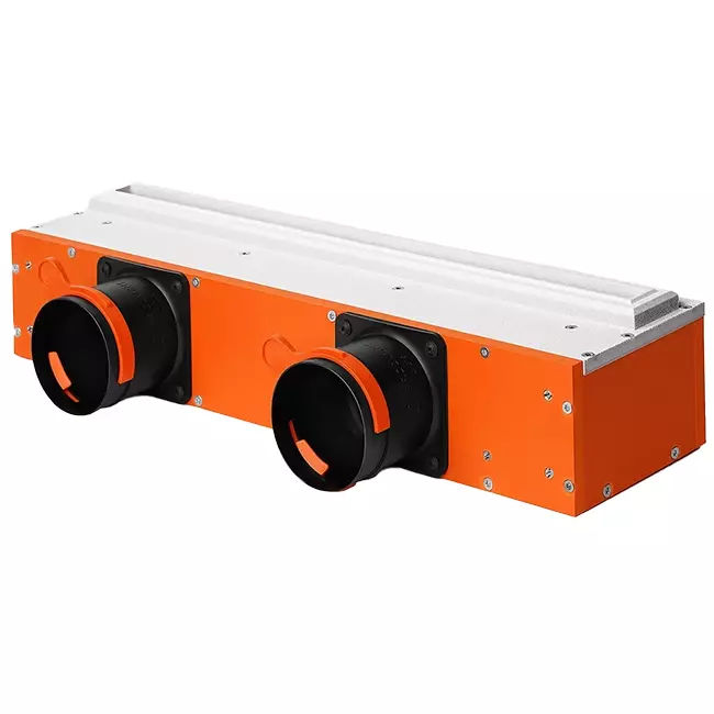 Grille Ergovent sans cadre 500 mm avec diamètre de raccordement 75 mm - standard
