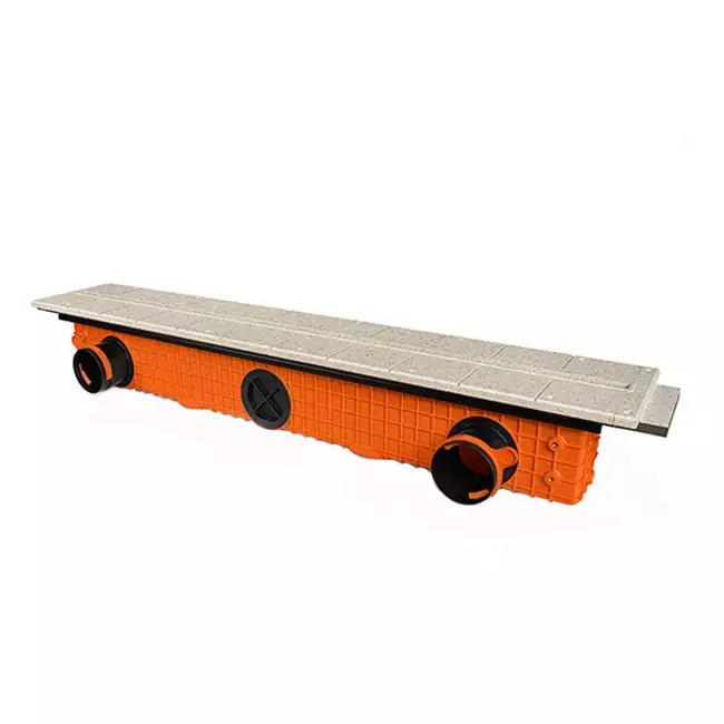 Diffuseur à fente sans cadre Ergovent 1050 mm avec diamètre de raccordement 90 mm - modulaire - 1 fente