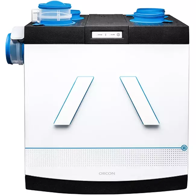Récupérateur de chaleur HRC-570 Smartcomfort d'Orcon avec contrôle de 2 zones -  570m³/h