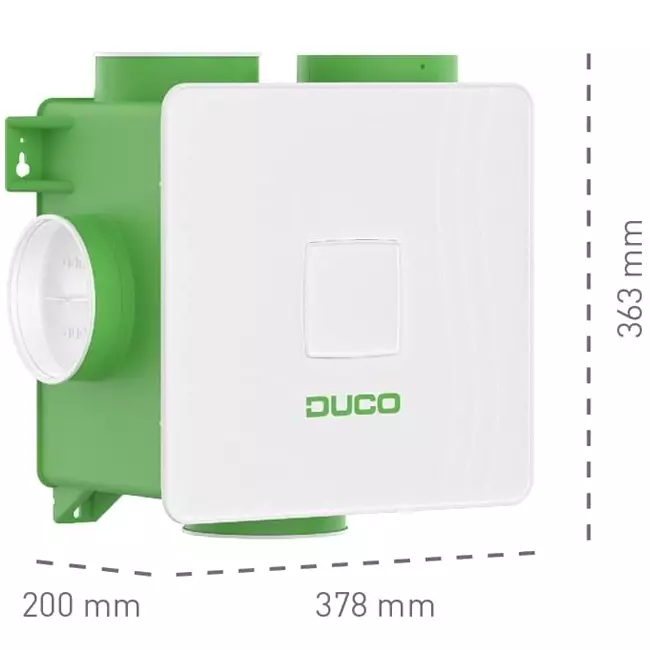 DucoBox Reno 325 m³/h - bouchon perilex