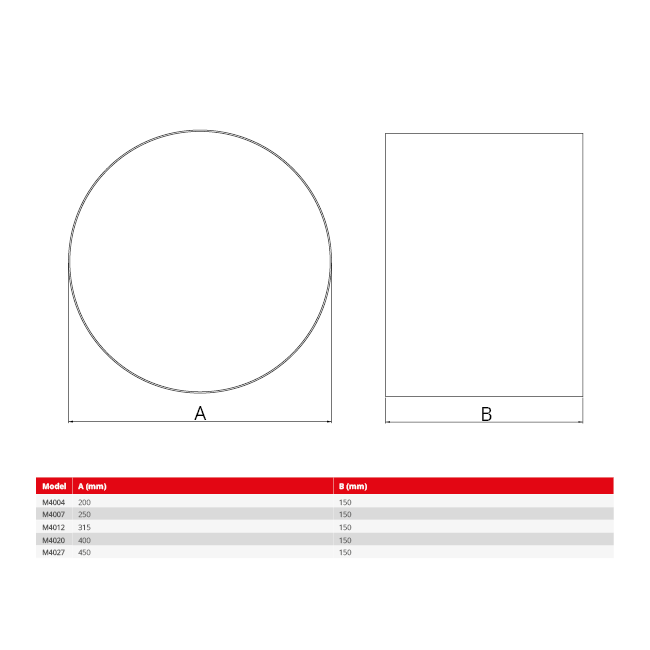 Connecteur rond flexible Maxivent pour M4004 horizontal - FC