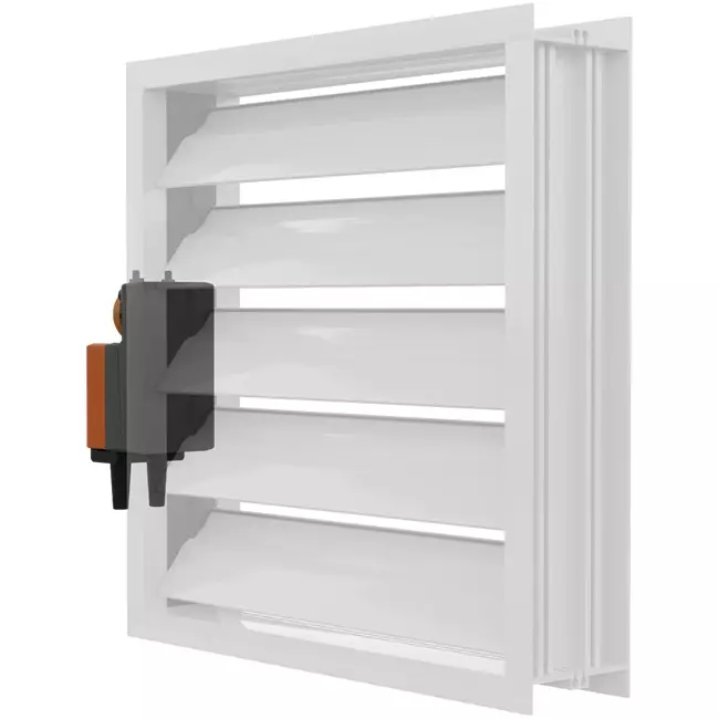 Clapet Maxivent avec actionneur pour M4523 horizontal droit - DAR