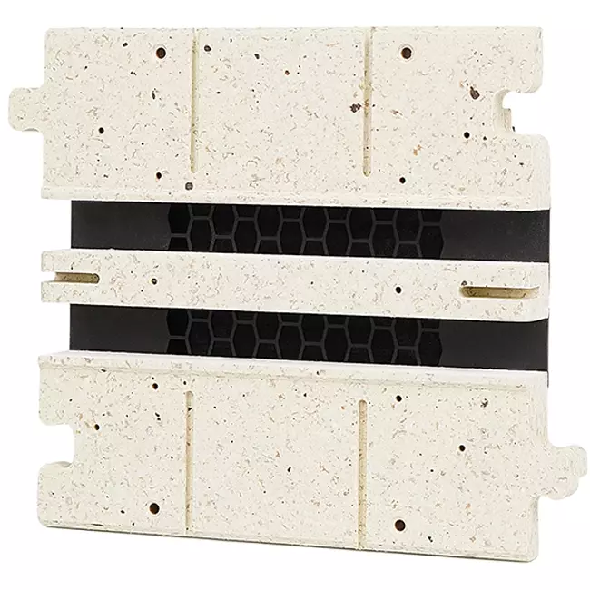 Profilé intermédiaire Ergovent pour diffuseurs modulaires à fentes enfichables 200 mm - 2 fentes