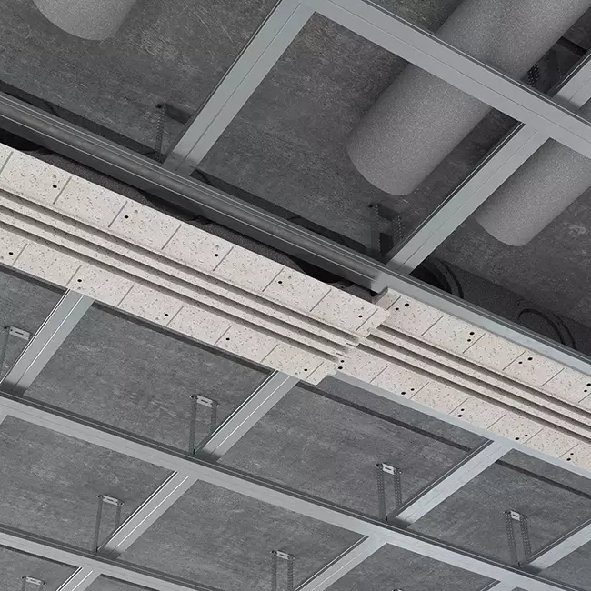 Ergovent diffuseur à fentes sans cadre 1000 mm avec diamètre de raccordement 160 mm - climatisation - 3 fentes