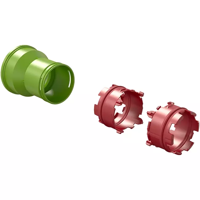 Ubbink Air Excellent 23C connecteur pour boîtier de distribution d'air DBOX 125/500