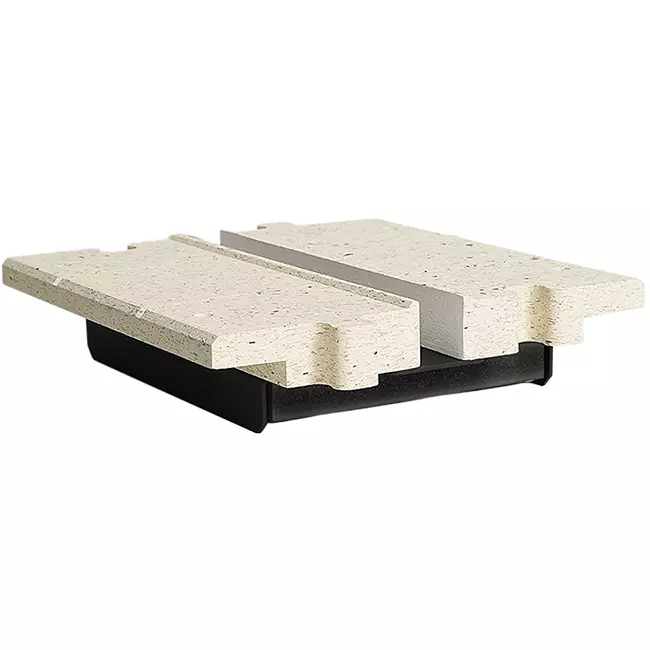 Profilé intermédiaire Ergovent pour diffuseurs modulaires à fentes enfichables 200 mm - 1 fente