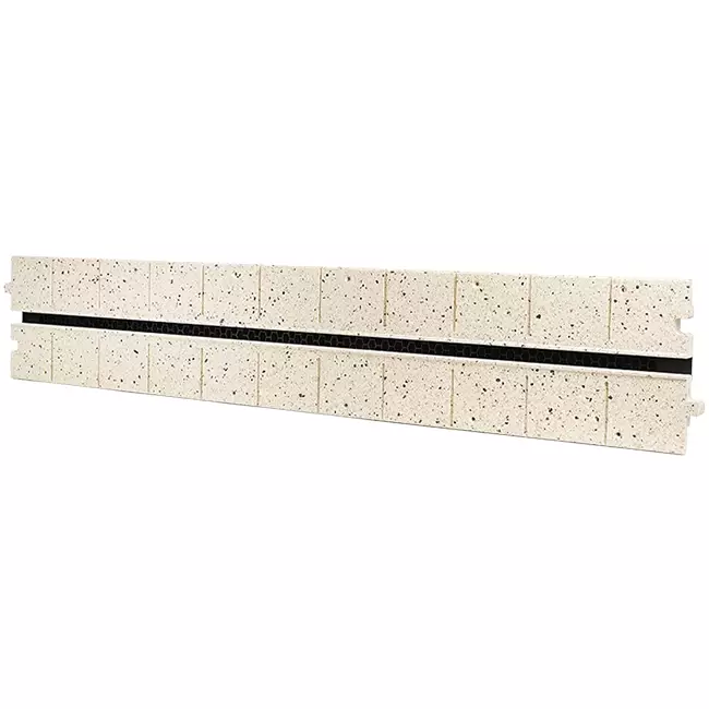 Profilé intermédiaire Ergovent pour diffuseurs modulaires à fentes enfichables 1050 mm - 1 fente