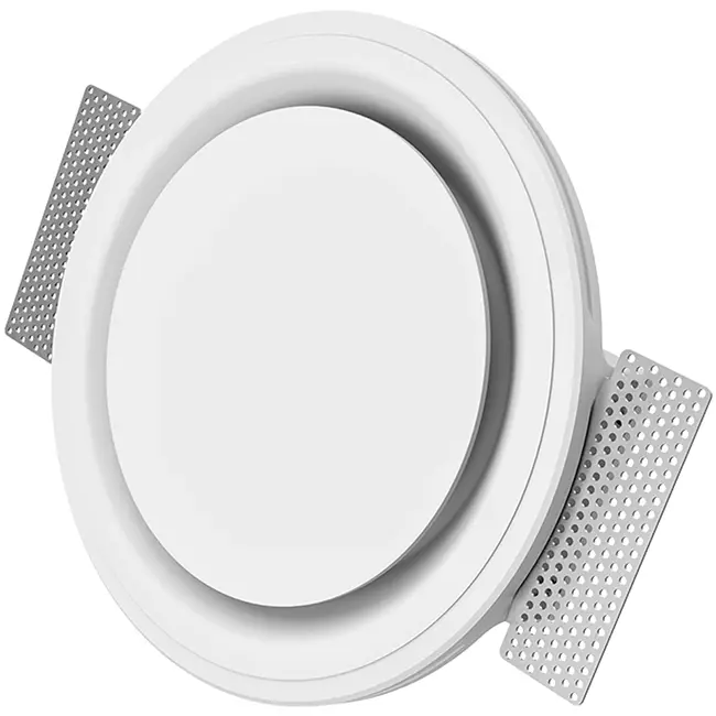 Clapet de ventilation Ergovent encastrable sans cadre, rond, 100 mm – avec effet Coanda