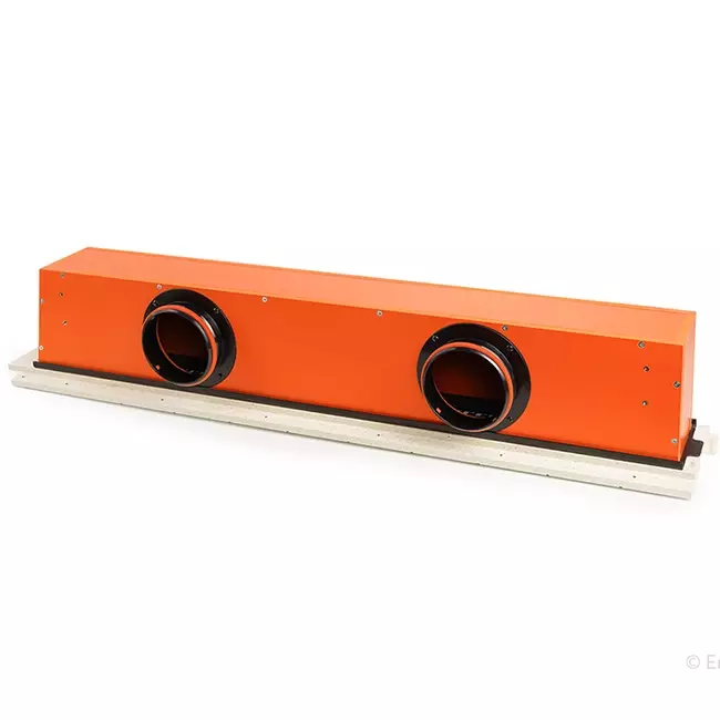 Diffuseur à fente sans cadre Ergovent 1050 mm avec diamètre de raccordement 125 mm - climatisation - 1 fente