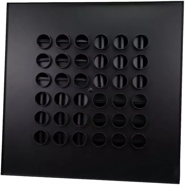 Diffuseur plafonnier multi-buses 596x596mm - MN48 RAL9005 30% gloss