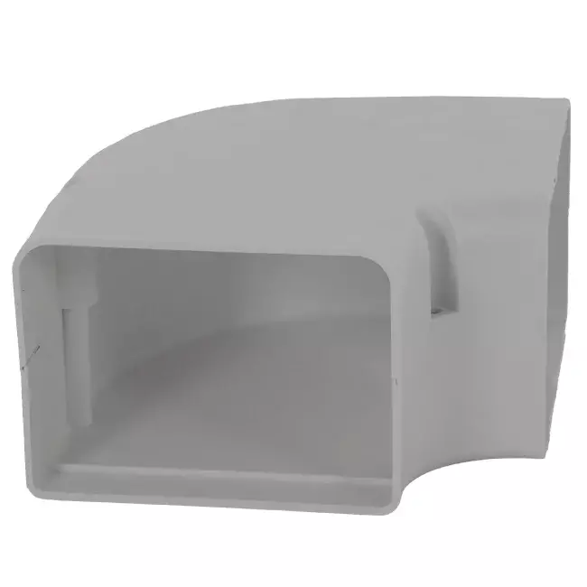 ClimaConnect 90° coude plat pour gaine de montage 100 mm - RAL 9010