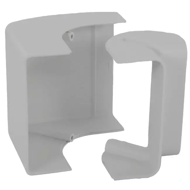 Coude intérieur ClimaConnect pour gaine de montage 100 mm - RAL 9010