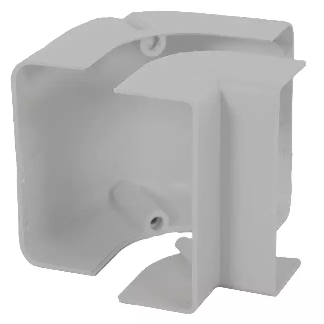 Coude extérieur ClimaConnect pour gaine de montage 75 mm - RAL 9010