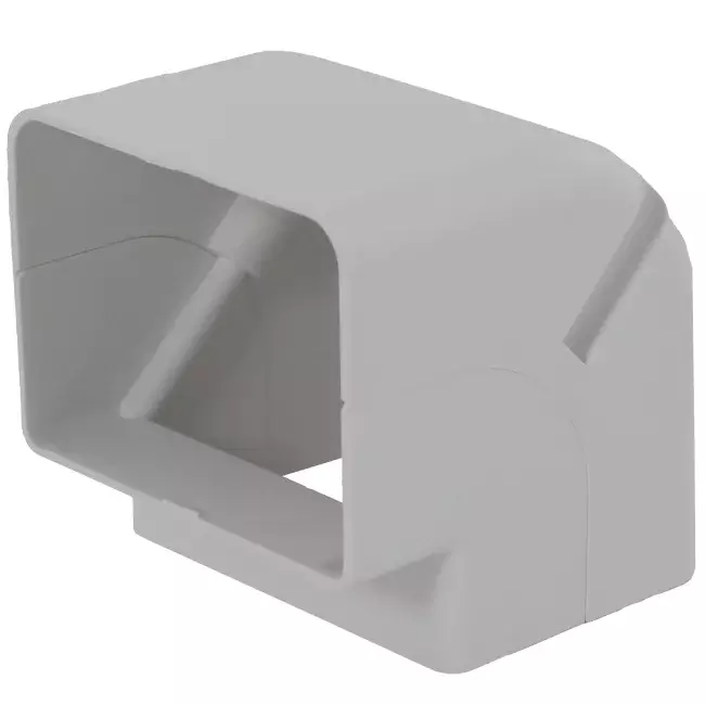 Coude extérieur ClimaConnect pour gaine de montage 75 mm - RAL 9010