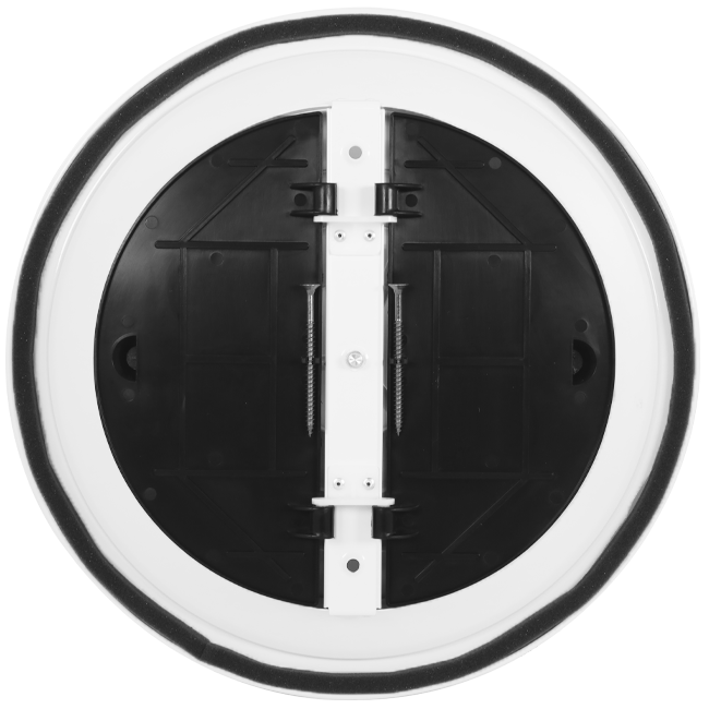 Diffuseur plafonnier rond avec motif fixe Ø 150 mm - RAL9016