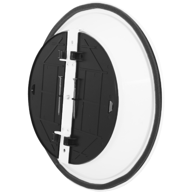 Diffuseur plafonnier rond avec motif fixe Ø 150 mm - RAL9016