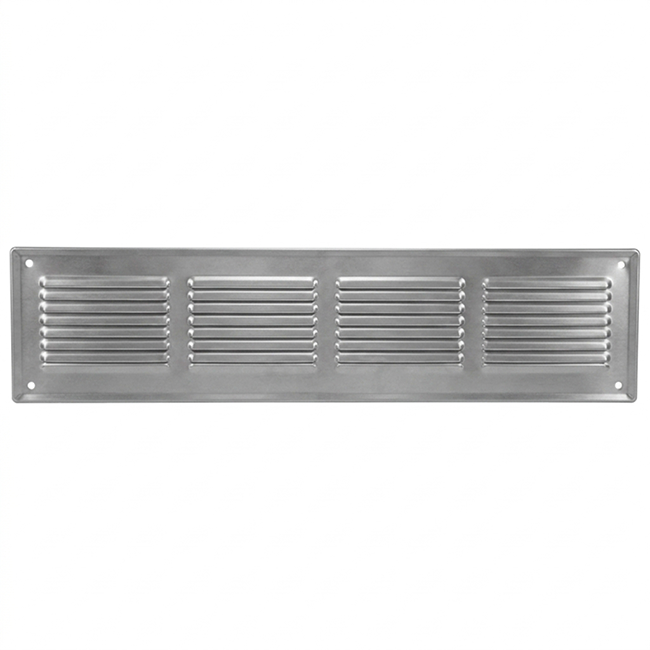Grille murale 500x100mm aluminium - non laqué