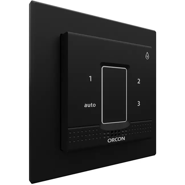 Capuchon noir pour le capteur de contrôle d'humidité Orcon encastré 15RF