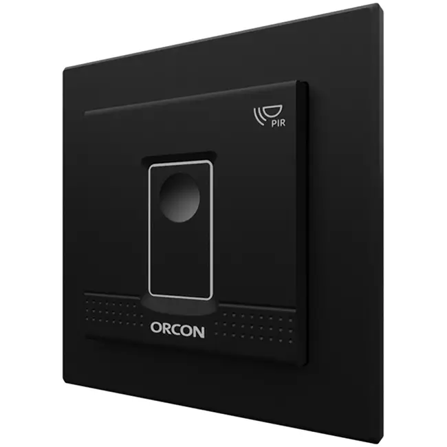 Couvercle noir pour détecteur de mouvement Orcon encastré 15RF
