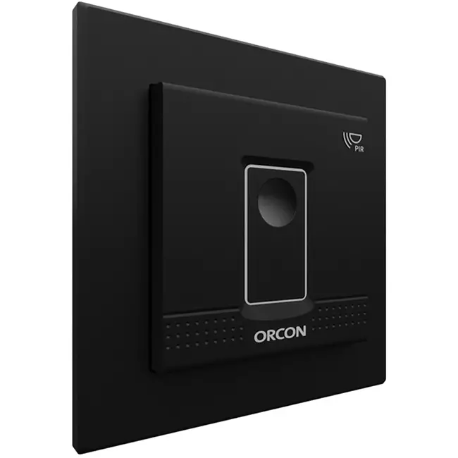 Couvercle noir pour détecteur de mouvement Orcon encastré 15RF