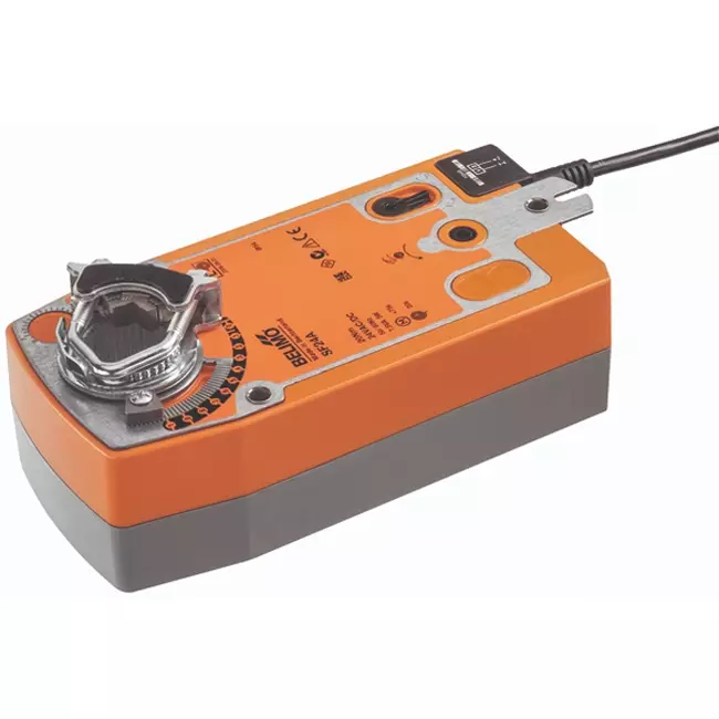 Servomoteur de vanne rotative Belimo avec ressort de rappel 24V - ouvert/fermé - 20 Nm - SF24A