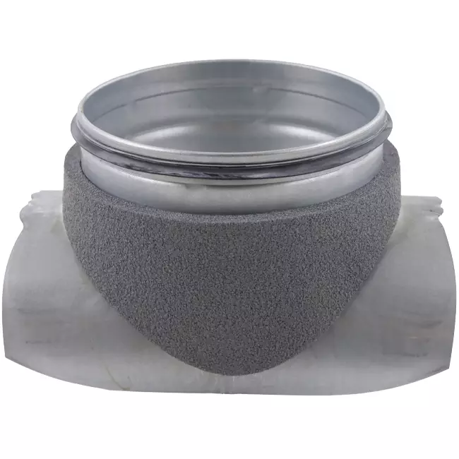 Piquage rond symétrique Thermoduct 180 mm - 180 mm (90 degrés)
