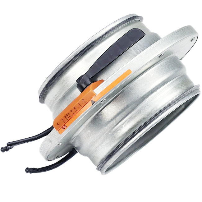 Clapet d'iris 150 mm - acier inoxydable 316L - IRIS150