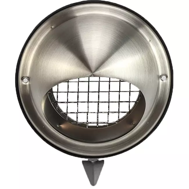 Grille convexe en acier inoxydable 100mm transit mural - EL-SS-B100 SS